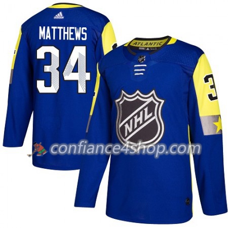 Adidas Maillot de Hockey Toronto Maple Leafs Auston Matthews 34 2018 NHL All-Star Royal Bleu Authentic - Homme